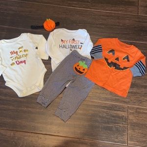 Carters Halloween & Thanksgiving Outfits